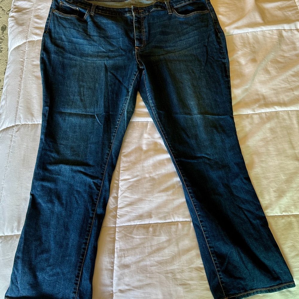 St. John's Bay Straight Leg Blue Jeans